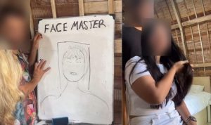Pria Turki berinisial FA ditangkap petugas imigrasi lantaran membuka salon secara ilegal di Canggu, Bali. (Foto: Dok. Imigrasi Ngurah Rai)